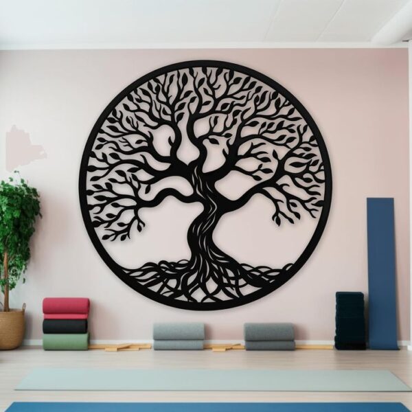Wooden Tree Wall Decor 12*12 - Image 2