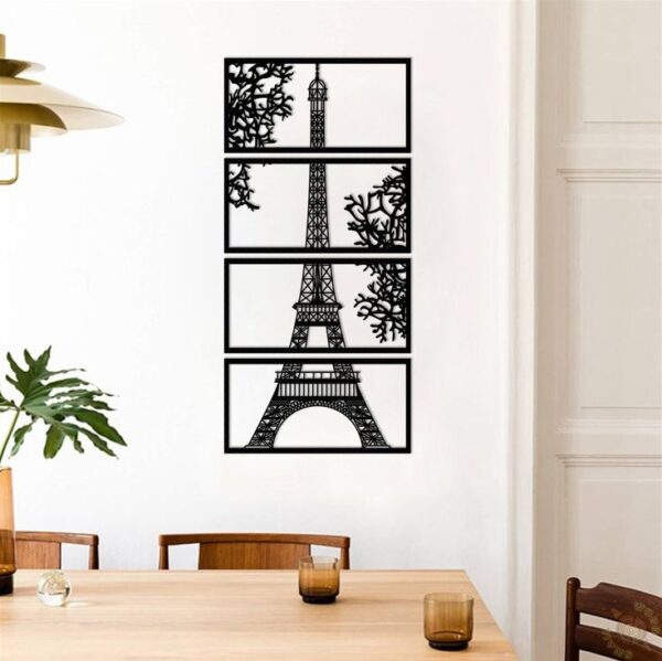 Wooden Eiffel Tower Wall Decor - Image 2