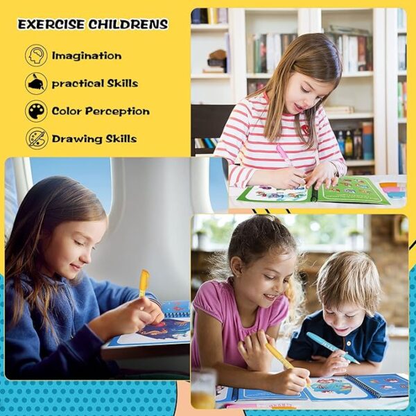 Kids Magic Water Book With Pen - Image 3