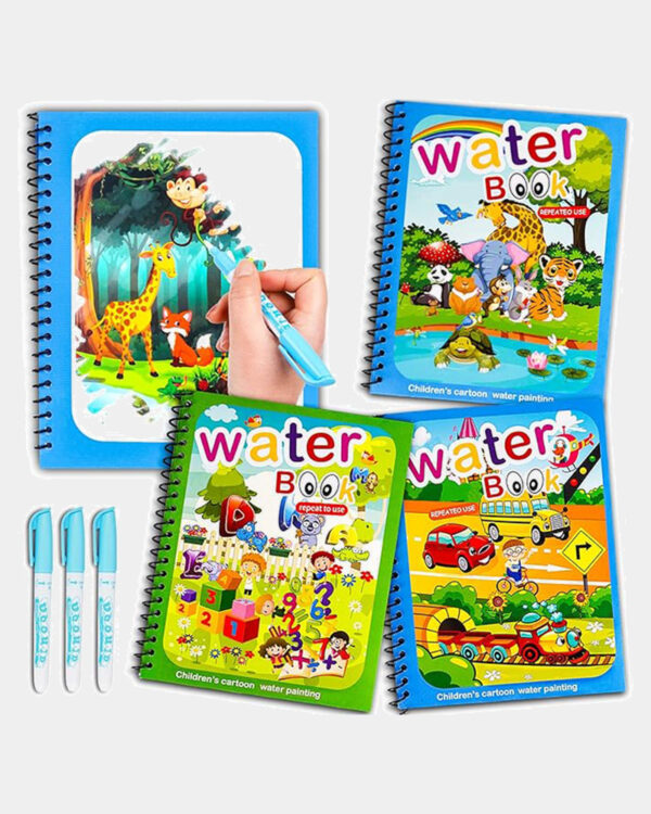 Kids Magic Water Book With Pen