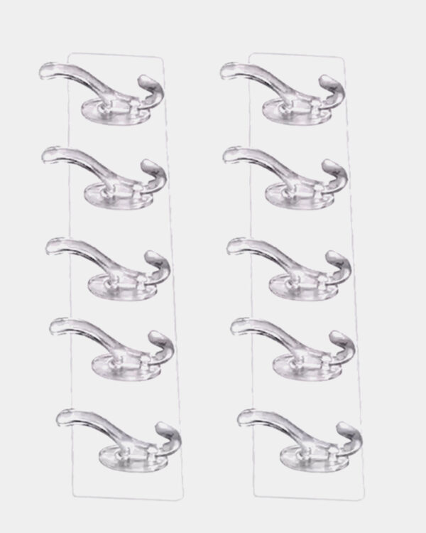 Flexible Wall Hook With 6 Hooks